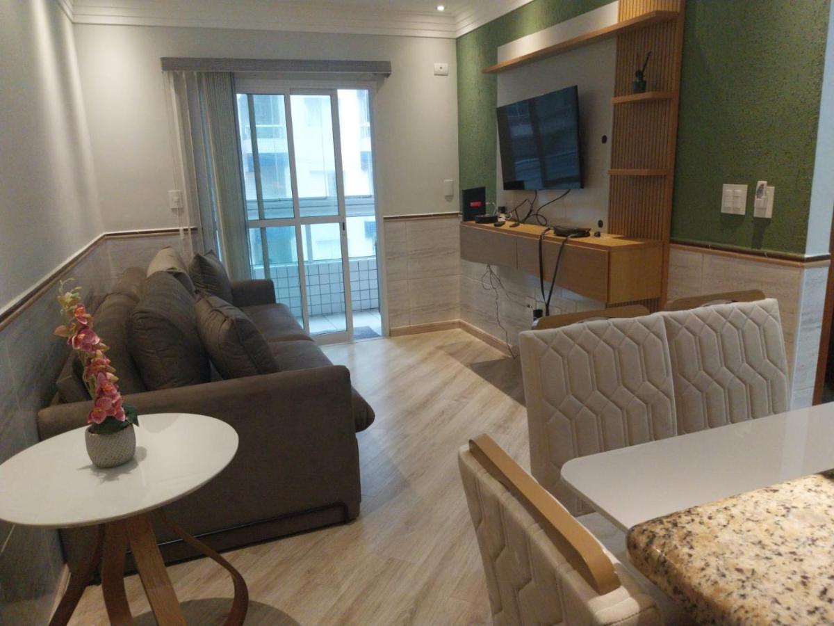 Apartament Jg Triunfo Waves - Praia Grande, Ocian - 50M Do Mar Zewnętrze zdjęcie